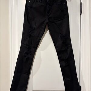 Bebe Black Heartbreaker Skinny Jeans
